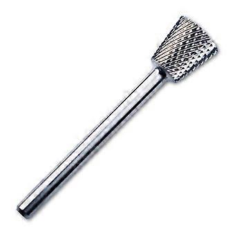 4 Wochen Auffüll-Hartmetall-Nagelbohrer 3/32 Zoll für elektrische Manikürebohrer, Silber, professionelles Finish