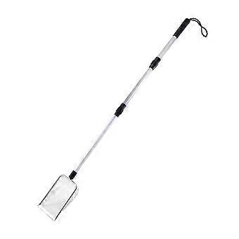 Extendable Cat Litter Scoop Stainless Steel Cat Waste Scooper Heavy Duty Cat Poop Scooper with 3-Section Handle for Litter Box Cleaning