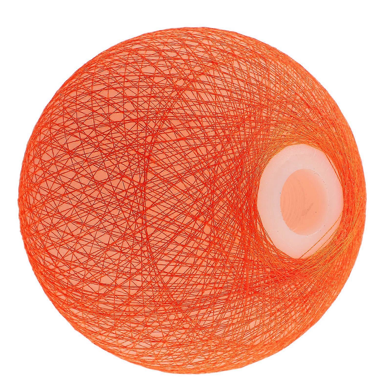Orange Globe Lamp Shade for Ceiling Lamp Replacement 3Pcs Plastic Material