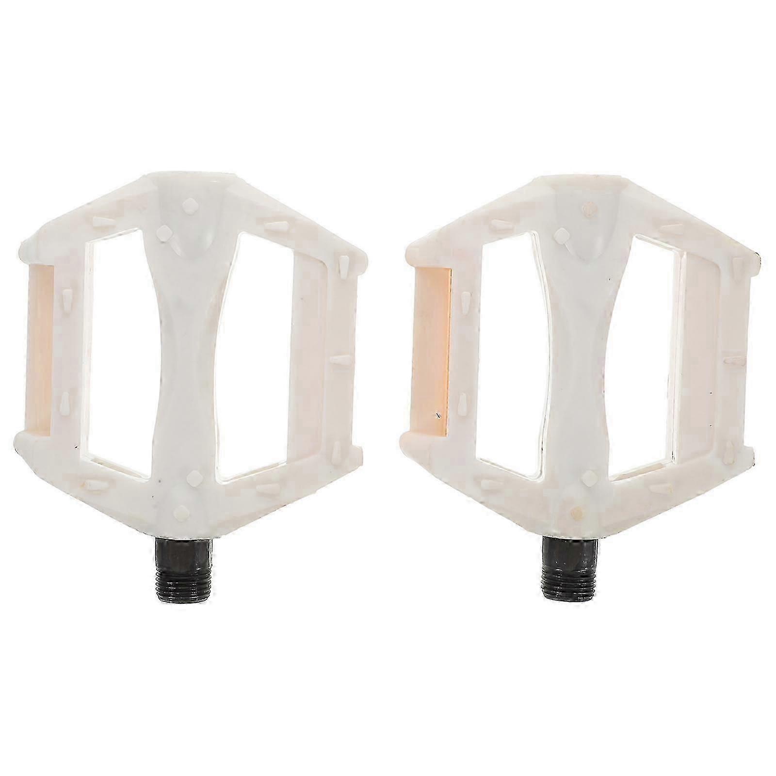 Bicycle Pedals, Plastic, Stable, Compatible with Road Mountain Bikes, 2Pcs