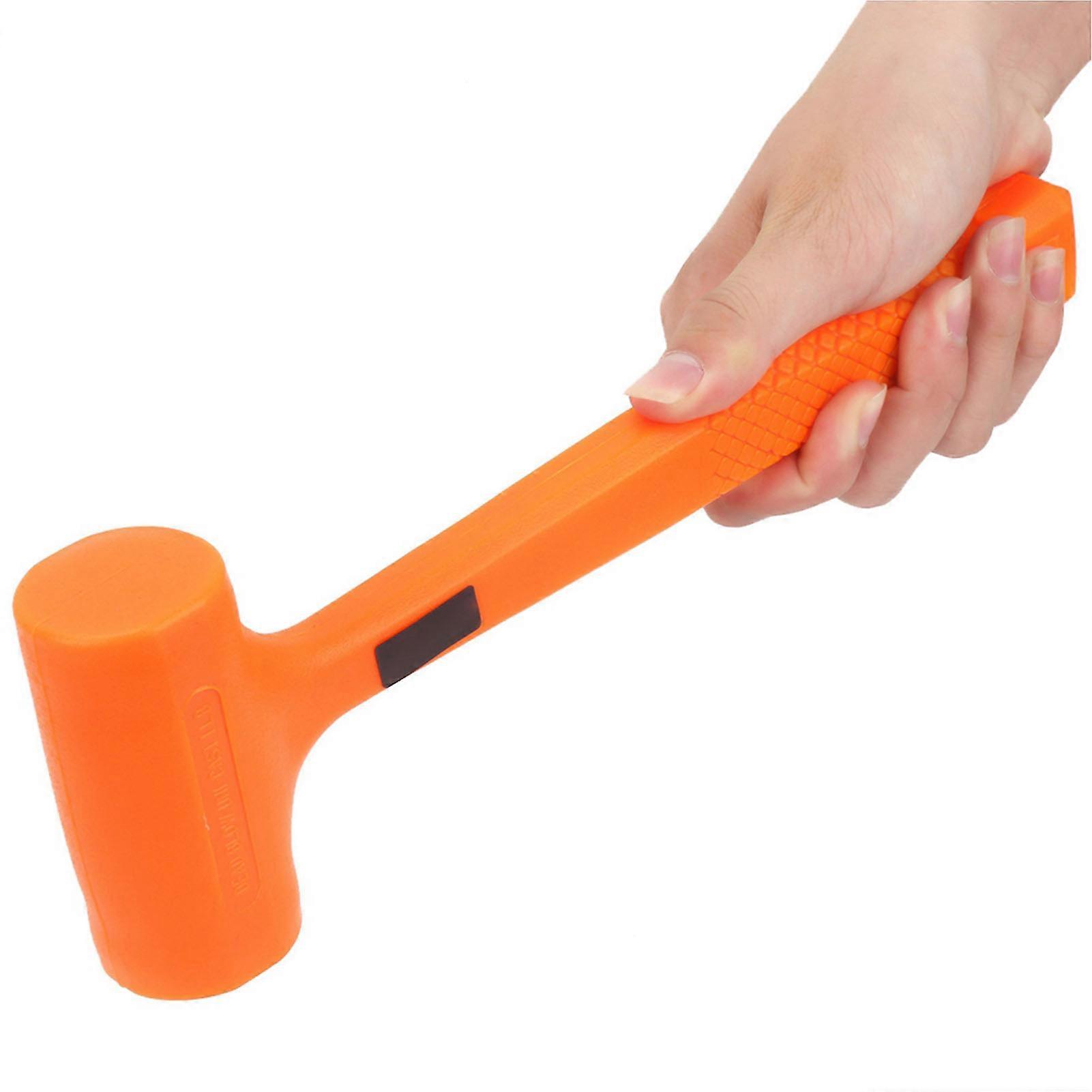 Practical PVC Rubber Soft Face Dead Blow Hammer Installing Tool (1LB)