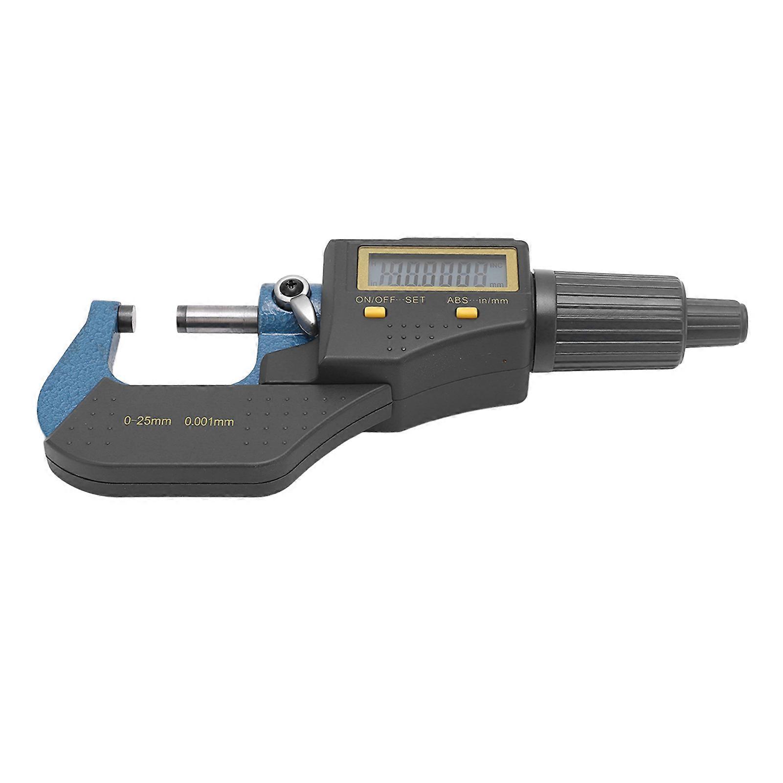 Digital Micrometer Caliper Electronic Measuring Tool High Accuracy Outer Diameter Helical Thickness Gauge
