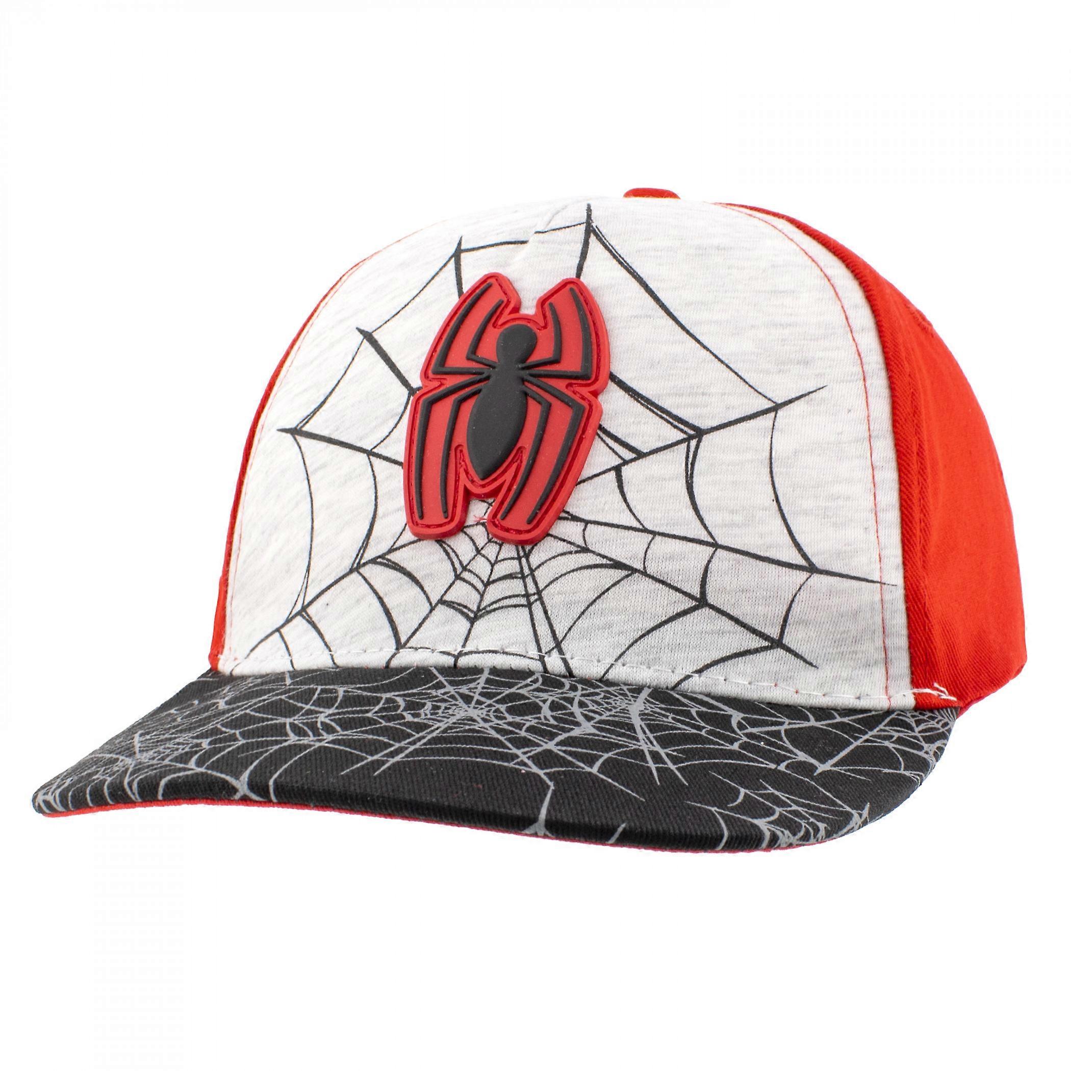 Spider-Man Web Logo Youth Adjustable Hat