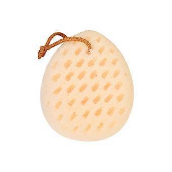 Exfoliating Sponge Shower Bath Brush for Gentle Cleaning Khaki