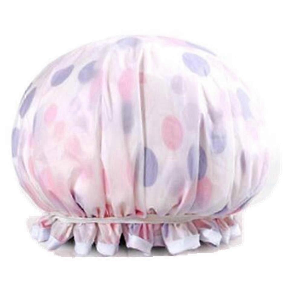 Bath Caps Waterproof Eva Shower Caps for Bath 2Pcs Double-Deck Design