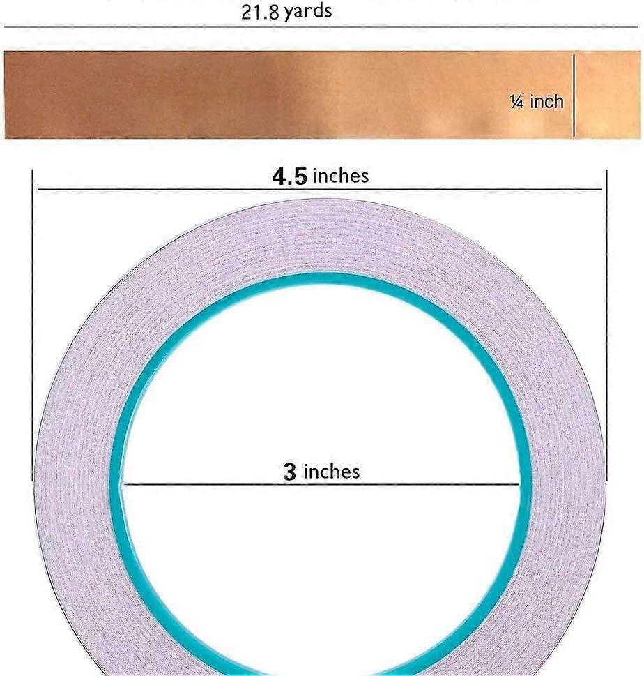 Copper Foil Tape with Double-Sided Conductive - EMI Shielding