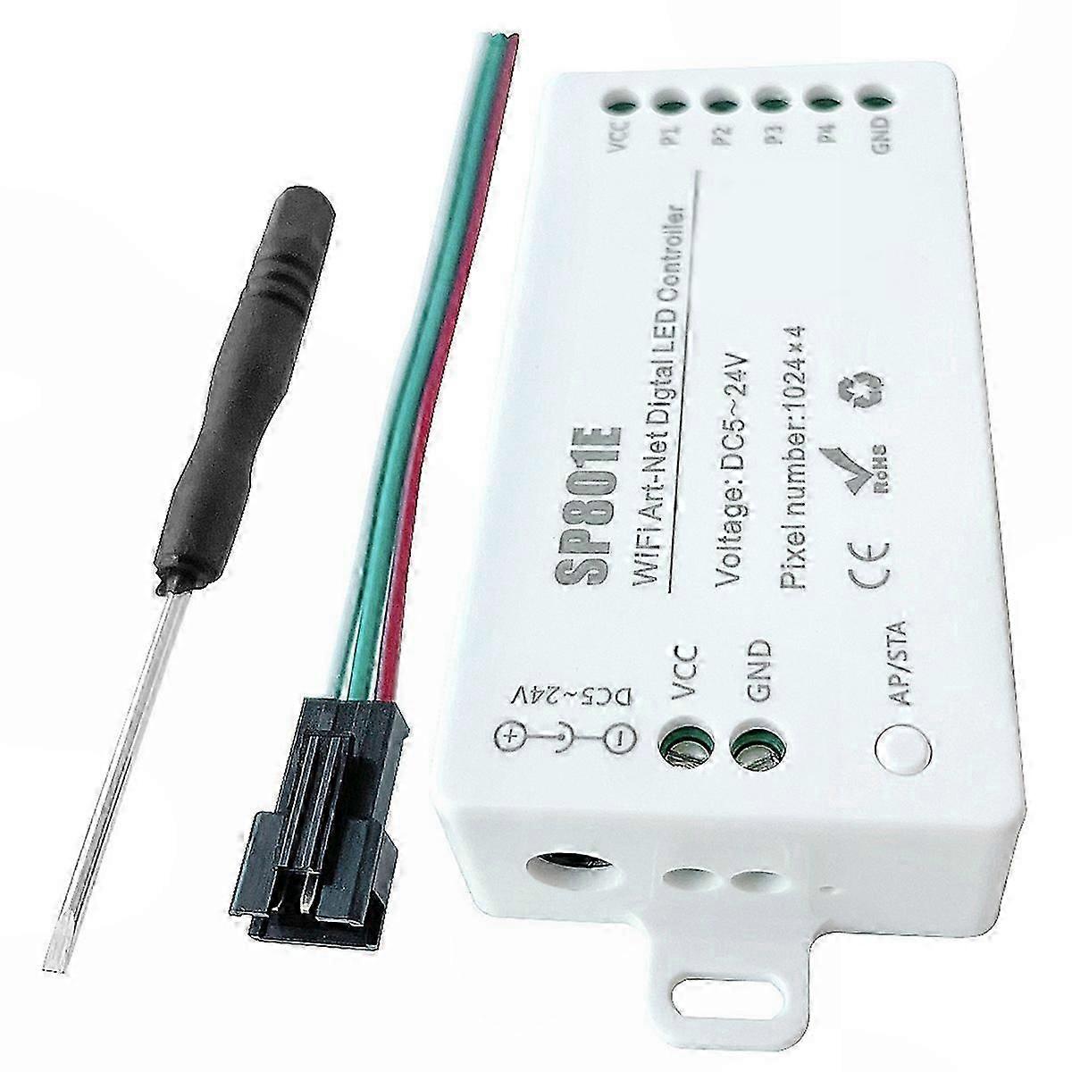 Smart Bluetooth WiFi Dimmer Switch Rectangular Module for Sequential LED Lighting Control