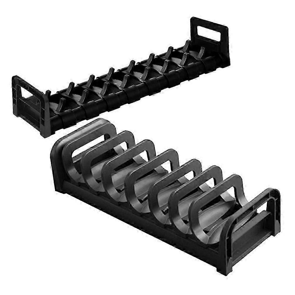 2Pcs Kitchen Bowl Rack Adjustable Dish Drying Stand with Multi-Grid