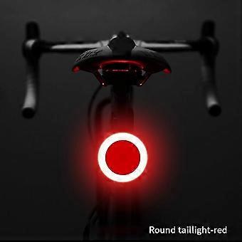 Nouveau Coeur Forme LED Vélo Lumière USB Rechargeable Vélo Arrière Lumière Étanche VTT Feu Arrière 5 Mode Cyclisme Nuit Avertissement De Sécurité