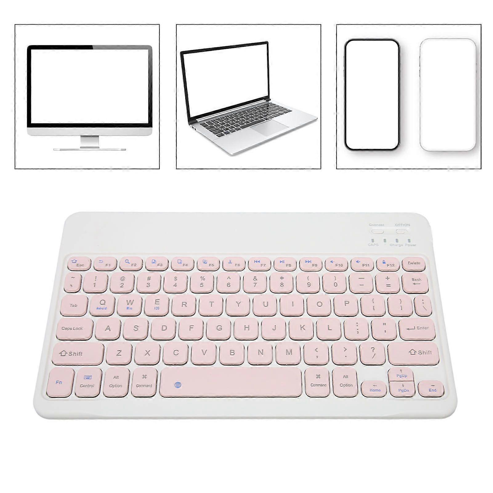 Wireless Bluetooth keyboard suitable for tablets, mobile phones, computer keyboards, square cap keyboards