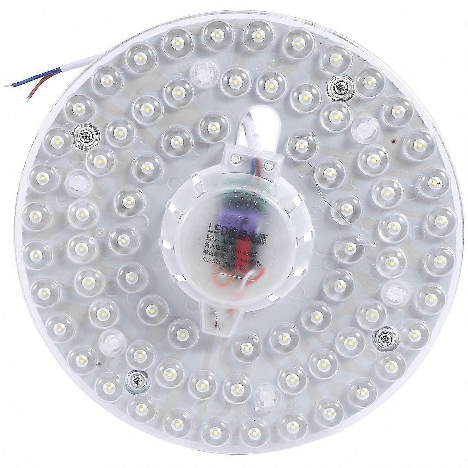 36W Round LED Ceiling Light Module, High Brightness Indoor Light Source, Cool White