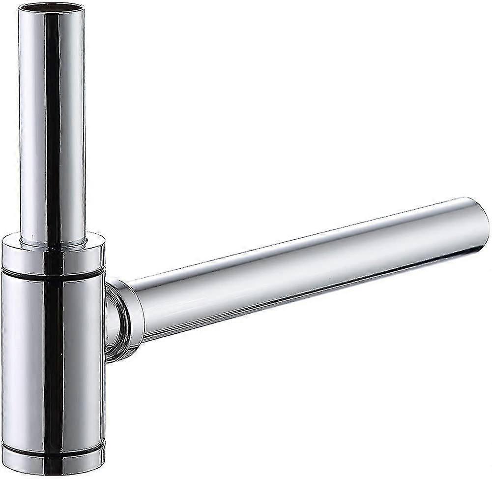 Siphon, Kopp Siphon För badrum, 1 1/4 ", Förkromat