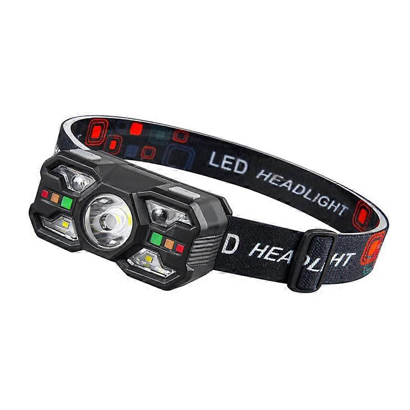 Rechargeable LED Headlamp with Motion Sensor for Outdoor Activities