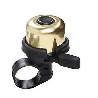 Bike Bell Brass Small Bicycle Bell Clearer Louder Longer Sustained Purer Tone (2pcs Gold)