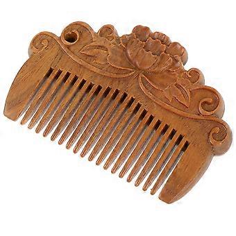 Hair Comb Wood Craft Hair Styling Comb for Women 1 Piece Durable Use