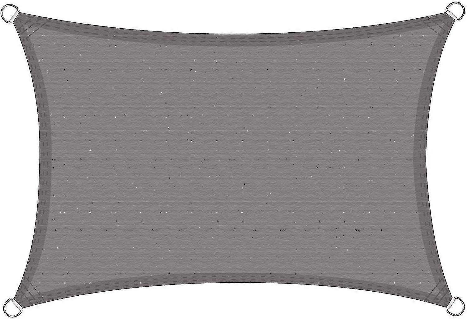 2x3m Rectangular Waterproof Shade Sail, Waterproof Pes Shade Sail, 3x2m Rectangular Shade Net,graphite Gray 2x3