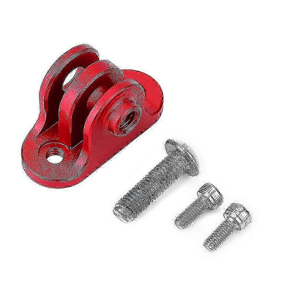 Bicycle Computer Metal Bracket Camera Adapter Mount for Gopro (Red)