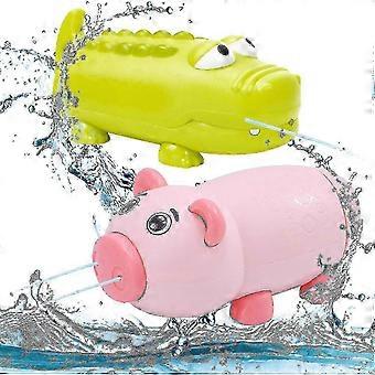 26-27 Small Water Blaster, Pump Water Gun, Water Gun Toy, Water Gun For Youth And Adults, Water Gun For Swimming Pool Beachcrocodile + Pig