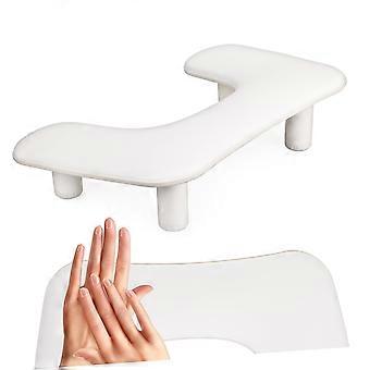 Nail Arm Rest with Comfortable PU Cushion and Detachable Design for Manicure Salon and Home