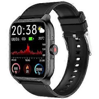 1,85-inch IP68 waterdichte smartwatch met telefoonfunctie, hartslagmeting en slaapmonitoring.