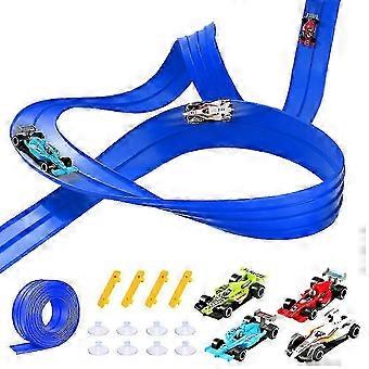 New 5 Meter DIY Flexible Car Track Racing Set for little ones Indoor Outdoor Play Hk YTQ