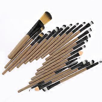 Makeup Brush for Woman Wooden Blush Brush Set for Makeup Use 60Pcs