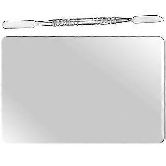 Make-up-Platte, professionelle Kosmetik-Mischplatte mit Spatel, 4 Sets