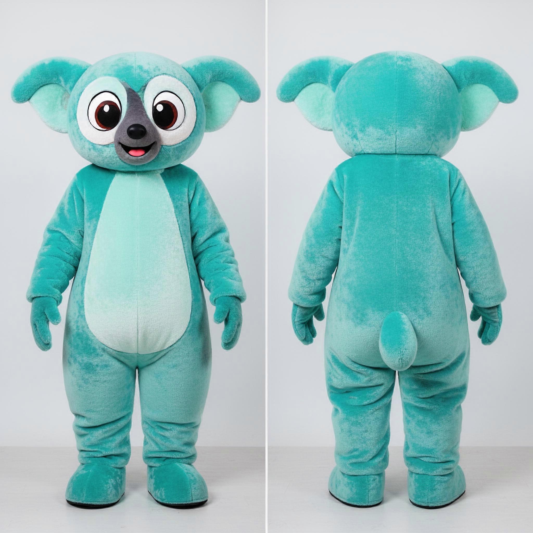 MASTICOT Turquoise Plush Ayeaye Mascot