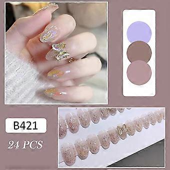 Glossy False Nails Acrylic Material False Nails