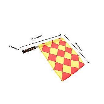 Football Flags Referee Flags for Traffic Warning 2Pcs Pack