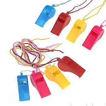 8 Pcs Basketball Whistle School Whistle Competition Whistle Double Tube Whistle Metal Whistle-inst