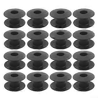 Juego de 16 rodamientos de plástico para mesa de futbolín de 26-27 pulgadas con rosca, diámetro interior de 15 mm, no requiere tornillos.
