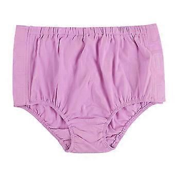 New-Postoperation Underwear with Tear Away Design for Quick Easy Dressing Women's Adaptive Briefs Incontinence Underpants  Purple L