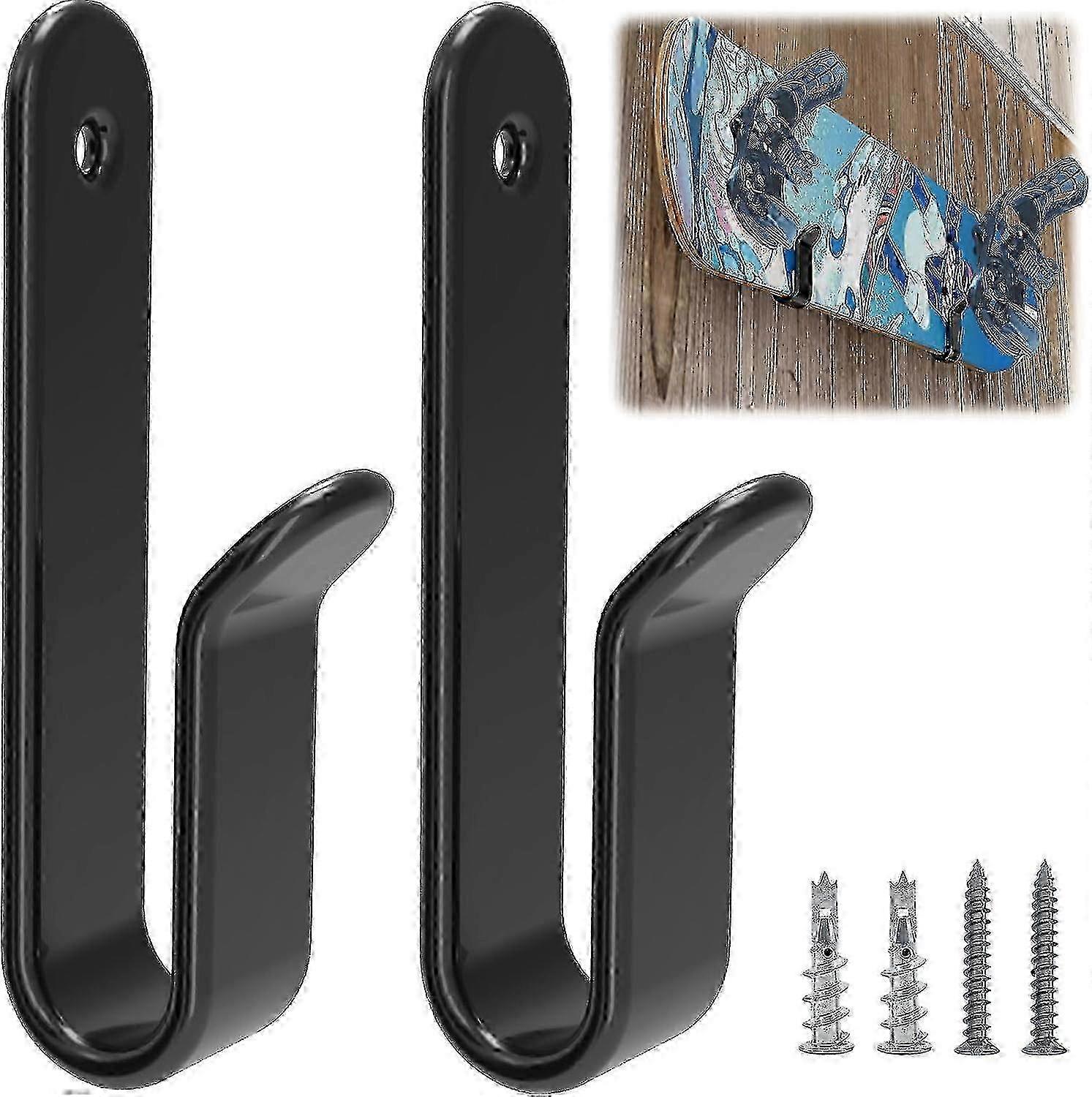 Horizontal Snowboard Wall Mount Clip Set