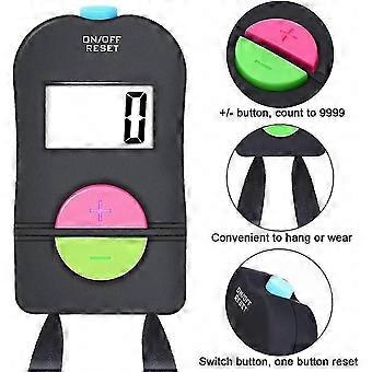 Contatore digitale portatile, contatore sportivo elettronico da golf, contatore di conteggio manuale, clicker digitale per il conteggio