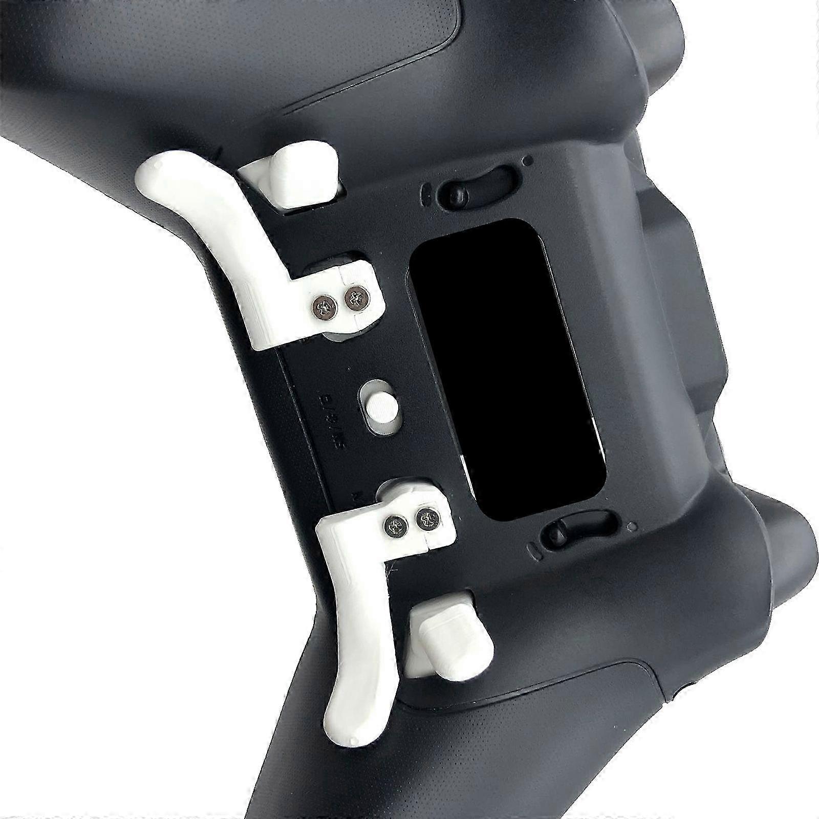 Quick Install Back Button Attachment Ergonomic Not Slip Grip Universal Controller Upgrades set compatible with 4 / 3 White