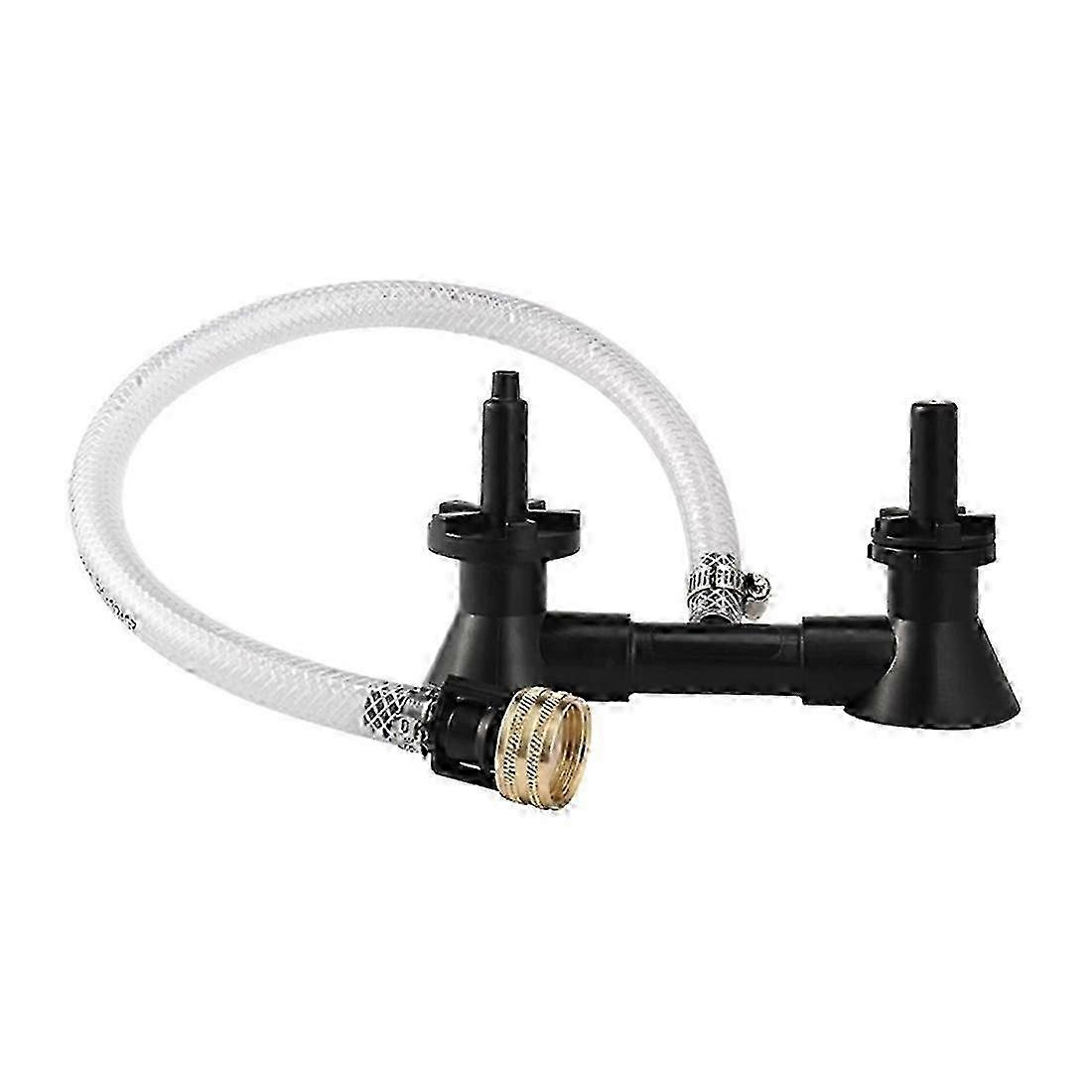 Stable Dual-Head Bottle Rinser