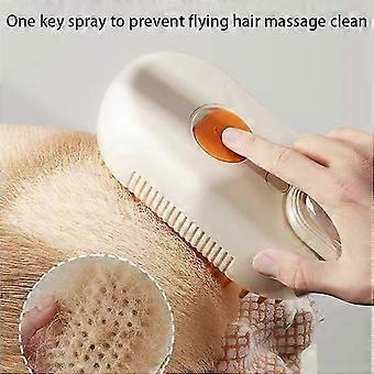 Brosse pour animaux à vapeur rotative