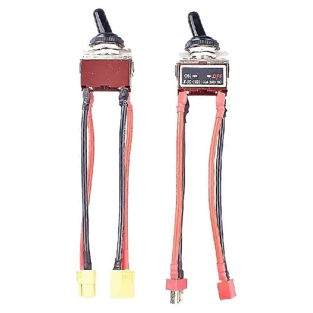 32A for XT60 High Current T-Type Toggle Switch Waterproof Flame Retardant Connector Terminal Block