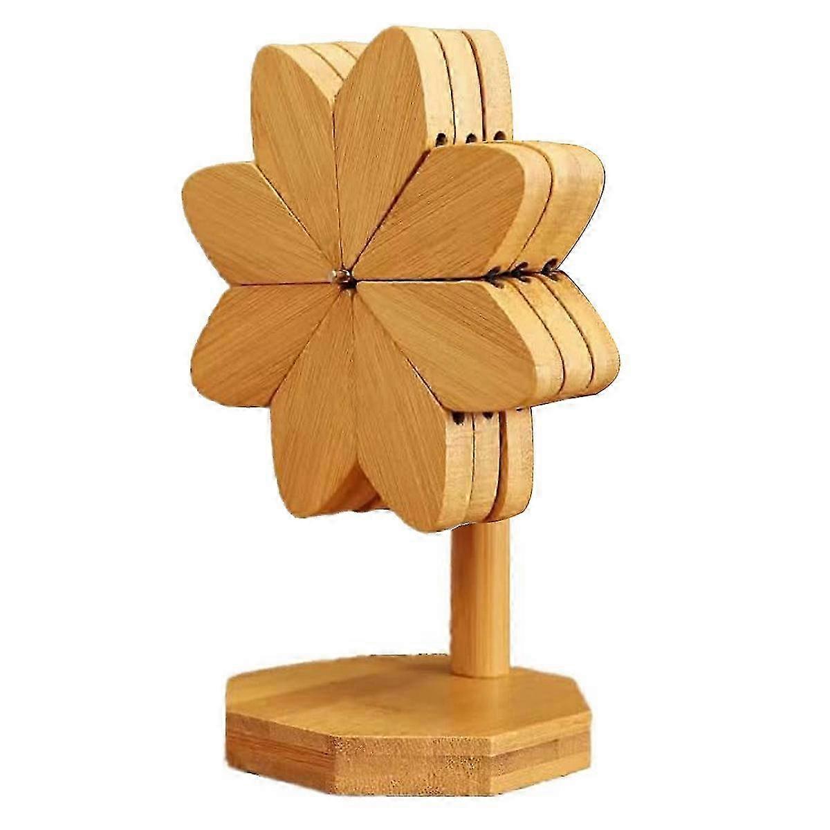 Foldable Windmill Bamboo Trivet