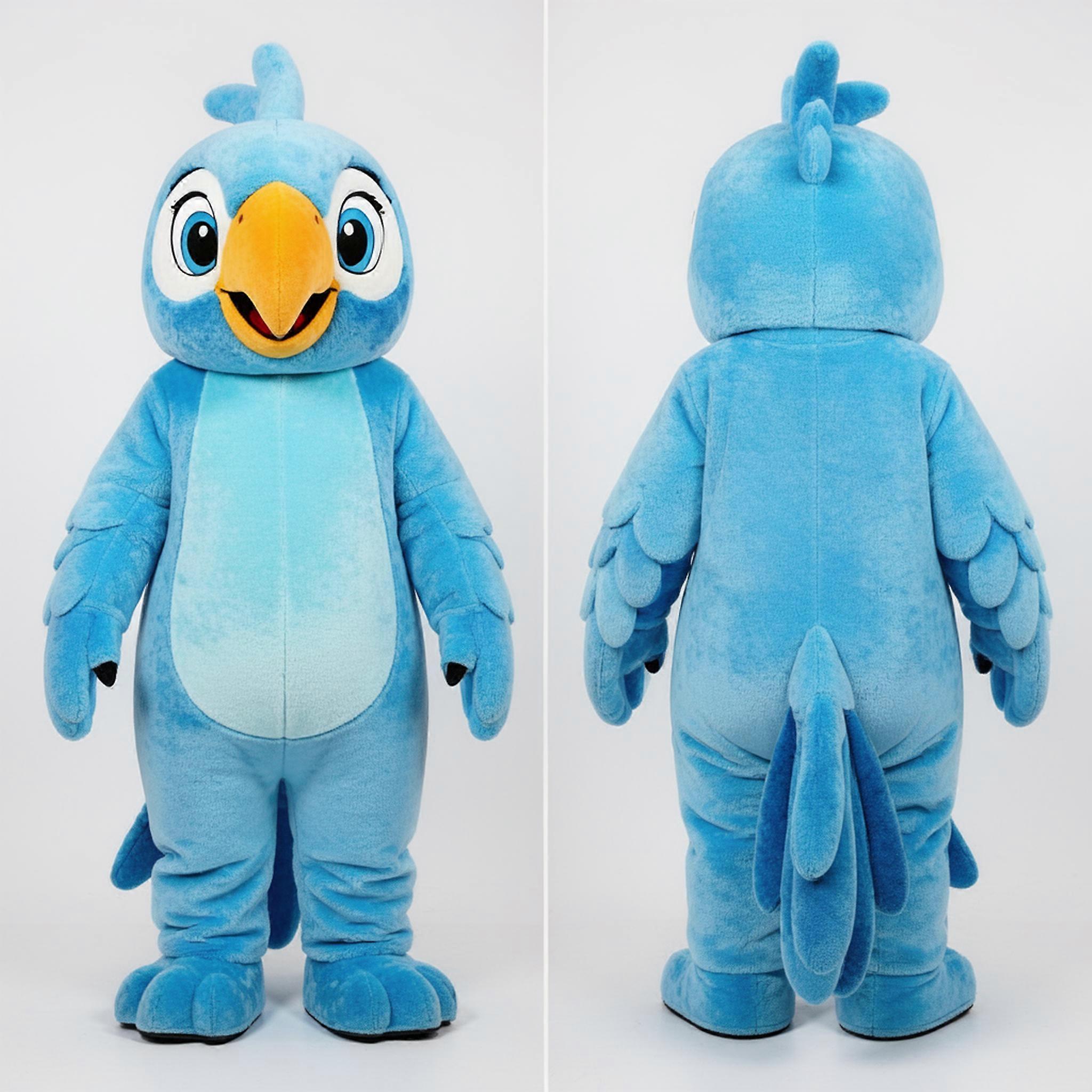 MASTICOT Sky Blue Vibrant Macaw Mascot