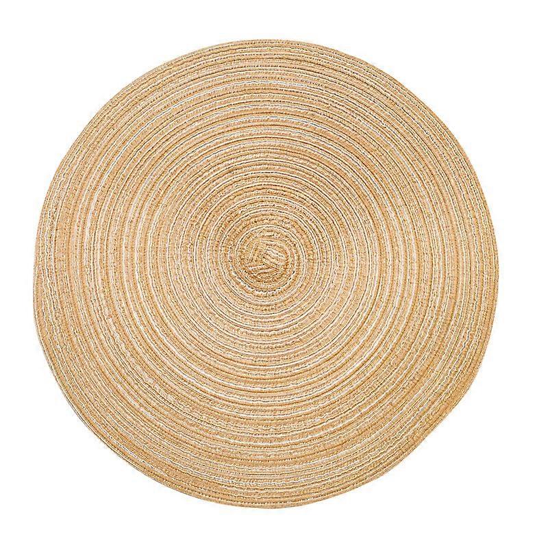 Chic Braided Heat-Resistant Round Placemats