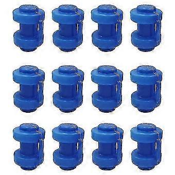 Blaue 25-mm-Trampolinstangenkappen