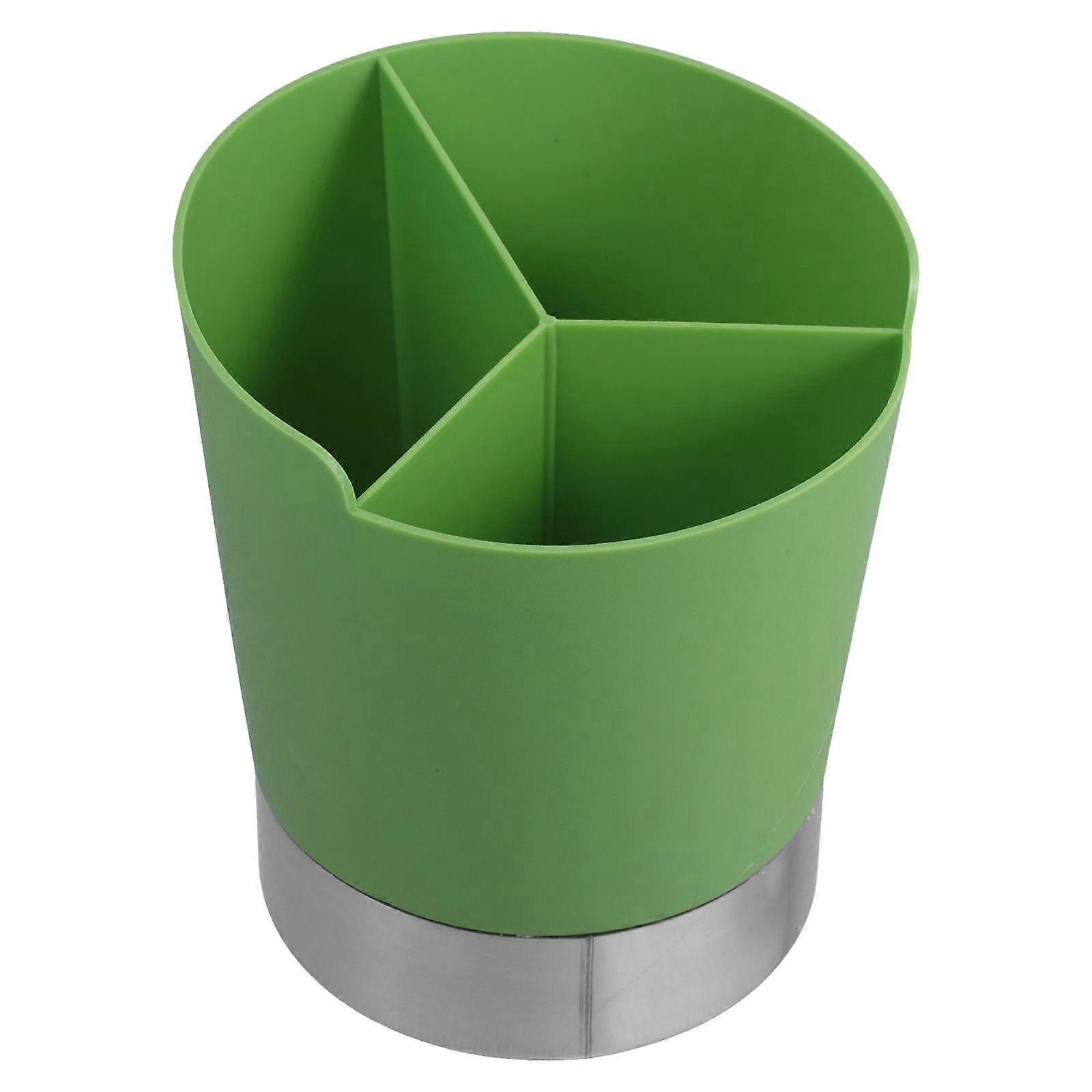 2Pcs Utensil Holder Multi-Function Straw Dispenser Organizer