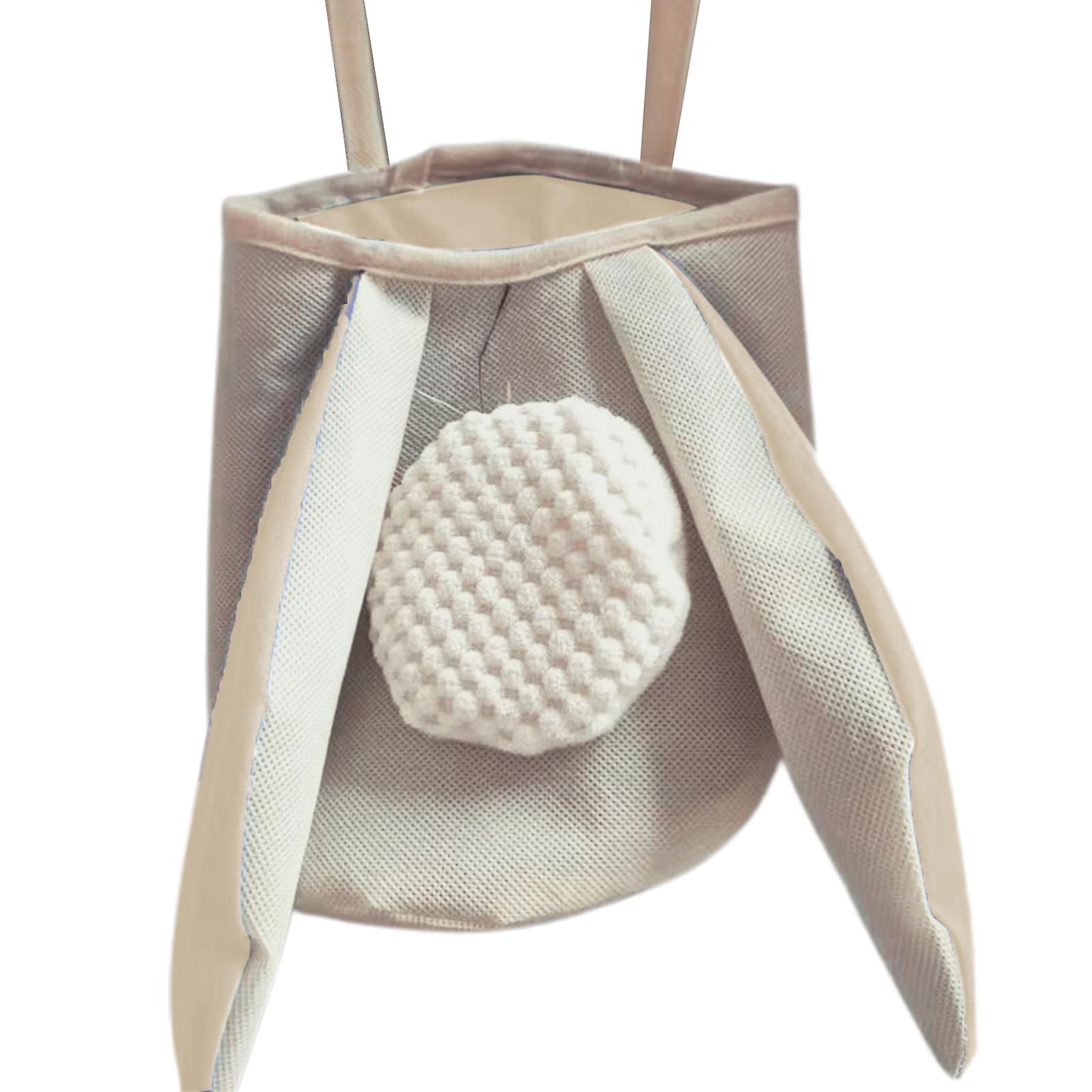 Easter Bunny Basket Bag Reusable For Bedroom