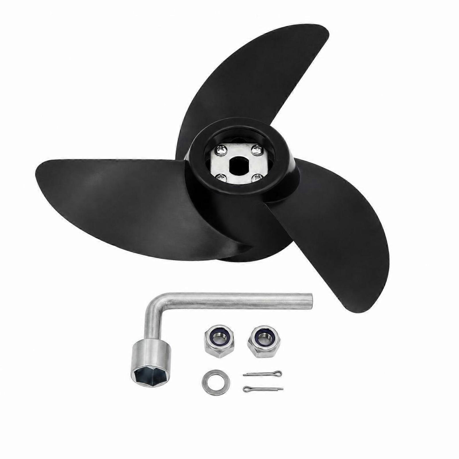 Three-Blade Propeller Replacement 3-Blade Propeller Sturdy for Anglers
