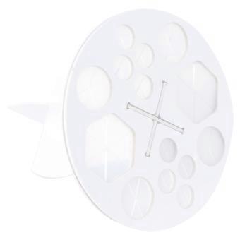 Makeup Brush Rack Drying Stand with 14 Holes for 3Pcs Brushes Storage