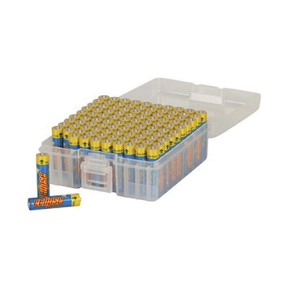 100PCS Eclipse Alkaline General Purpose Batteries AAA Not Rechargeable 1.5V