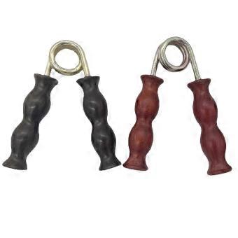 Hand Grip Strengthener, Portable Wood Handle Hand Grip Strengthener Wrist Forearm Hand Exerciser Grip Strength Trainer Wrists For Home Office