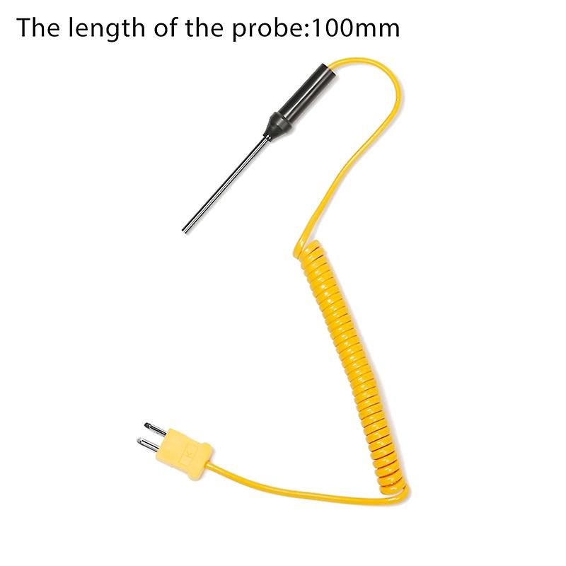 K Type Thermocouple Probe Temperature Sensor -50c To 1200c Sensing Cable Line